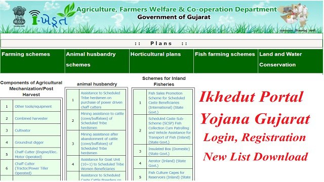 Ikhedut Portal ગુજરાત Yojana List PDF Download 2023, Login, Registration, Application Status Check @ ikhedut.gujarat.gov.in 2023