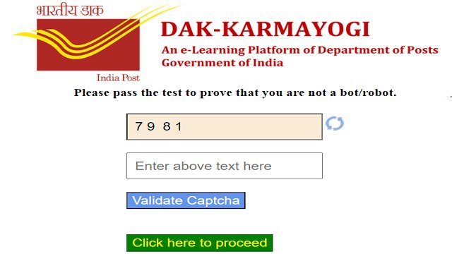 Dak Karmayogi E Learning Portal Registration - www dak karmayogi gov in login, Sign In