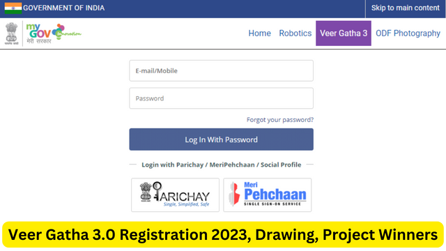 Veer Gatha 3.0 Registration 2023, Drawing, Project Winners @ innovativeindia.mygov.in