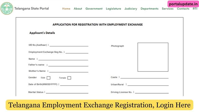 Telangana Employment Exchange Registration, Login, Card Download, Renewal