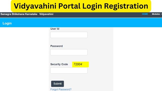 Vidyavahini Portal Login, vidyavahini karnataka gov in Registration, School Education Karnataka
